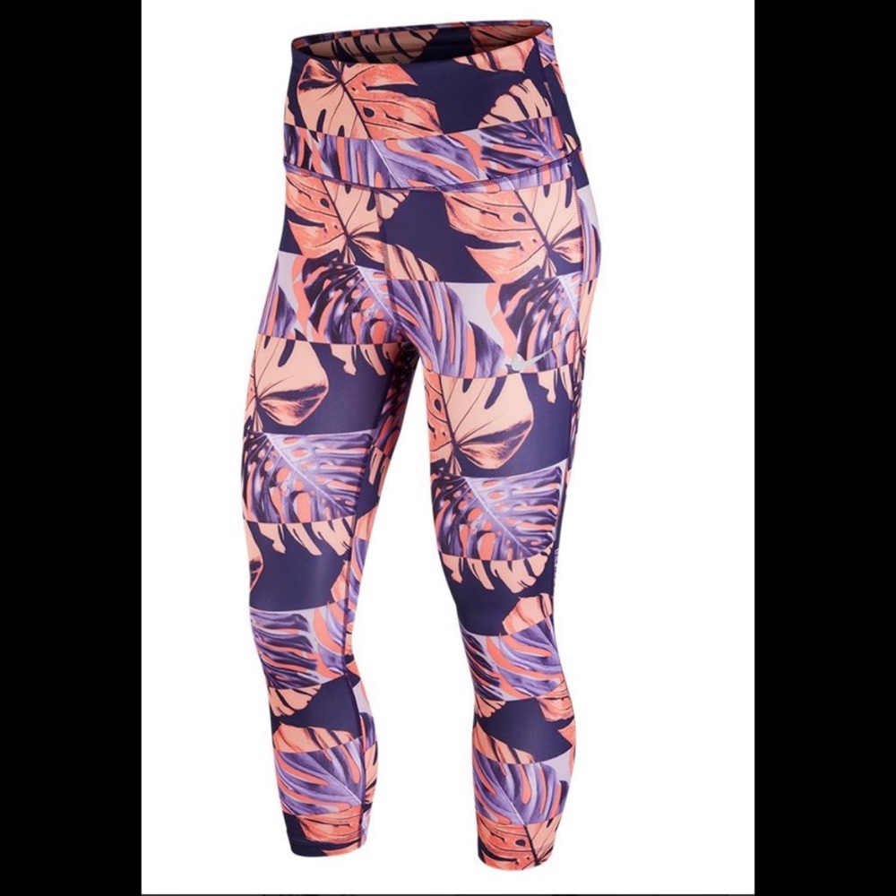 NIKE Dri-Fit Women's Fast Crop Running Tights Size Small